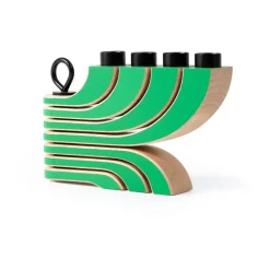 Candelabro Nordic Light, 4 brazos, Verde