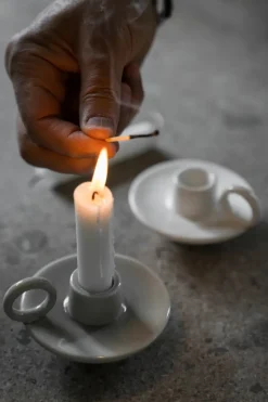 Candelabro para vela Ernst, Vainilla