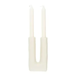 Candelabro Tomas 11cm, Off white