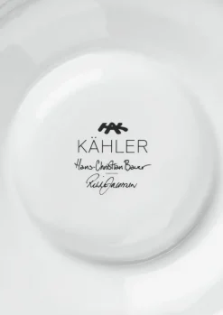 Canelabro para vela gruesa Hammershøi Christmas Ø13 cm, Blanco