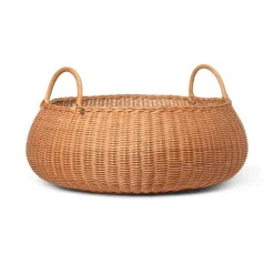 Cesta Braided baja, Natural