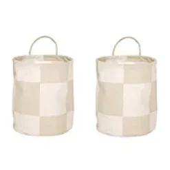 Cesta de almacenamiento Chess small 2-pack, Clay-offwhite