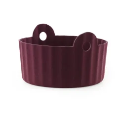 Cesta de almacenamiento Colu Basket Ø44 cm, Burdeos
