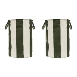 Cesta de almacenamiento Kara large Ø38x54 cm, Dark Green