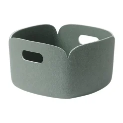 Cesta de almacenamiento Restore 28x28 cm, Dusty green