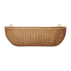 Cesta de pared Braided wall pocket 25x75 cm, Natural