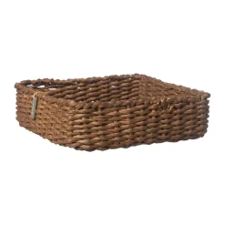 Cesta Ernst 20x20 cm, Marrón oscuro