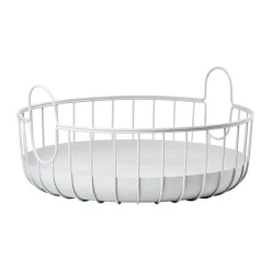 Cesta Inu Ø38x18 cm, Soft Grey
