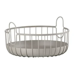 Cesta Inu Ø22x8 cm, Taupe