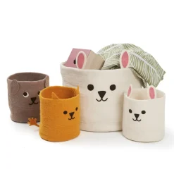 Cesta Rabbit Ø40 cm, blanco