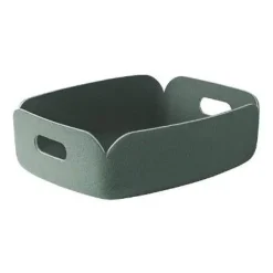 Cesta Restore pequeña, dustry green (verde polvo)