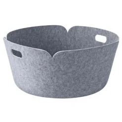 Cesta Restore, redonda, gris