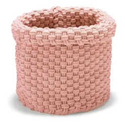 Cesta Rope grande, Dusty pink