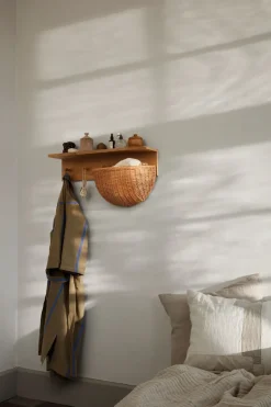 Cestas de pared Braided 2 unidades, Natural
