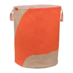 Cesto de lavandería Nova Arte 40x40x50 cm, Latte-orange