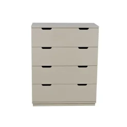 Cómoda Aoko de 4 cajones, Beige