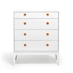 Cómoda Höllviken, Gris claro, 4 cajones