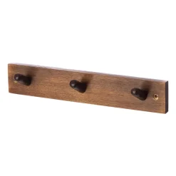 Colgador de 3 ganchos Ernst, marrón
