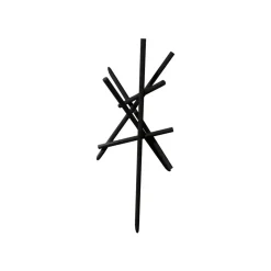 Colgador de pared Hayman grande, Gris oscuro