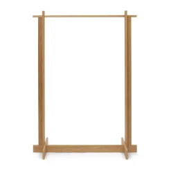 Colgador de ropa Bridge Clothes Rack, Roble aceitado