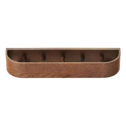 Colgador de ropa Epoch 50 cm., Roble teñido oscuro