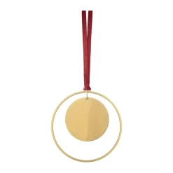 Colgante de navidad KITAI 8,5 cm 4 unidades, Circle