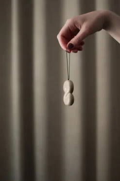 Colgante decorativo Hanging bun, Beige