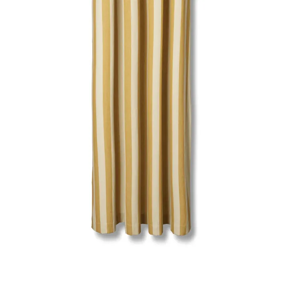 Cortina de baño Chambray, Warm yellow-parchment