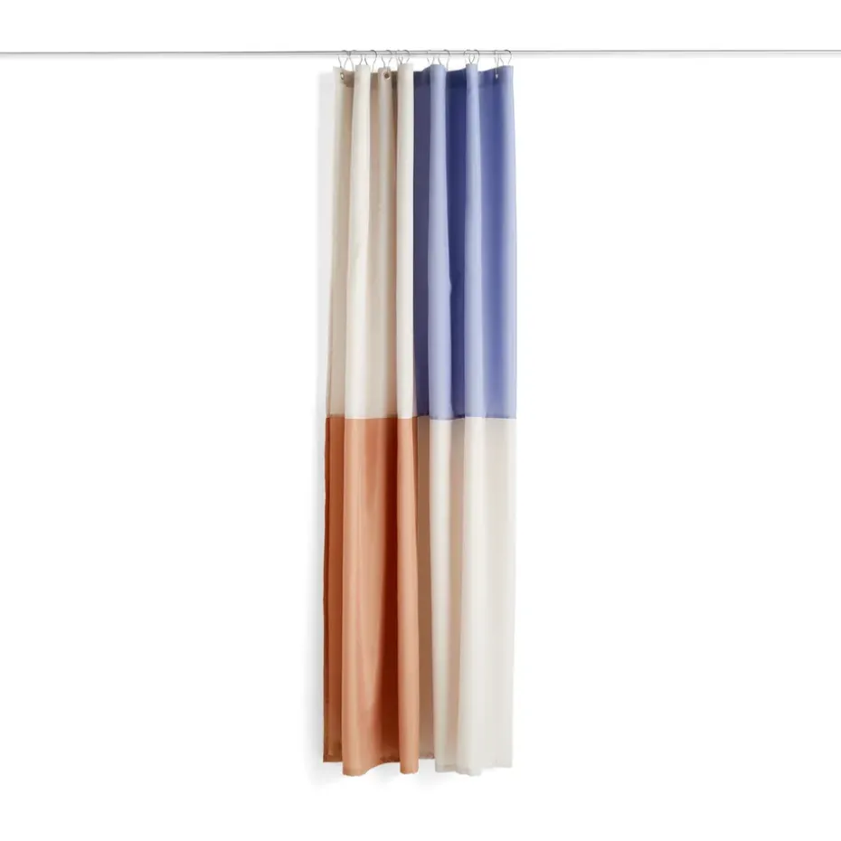 Cortina de baño Check 180x200 cm, Blue