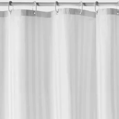 Cortina de baño Jacquard blanco, 180x200 cm