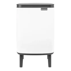 Cubo de basura Bo alto 7 L, Blanco