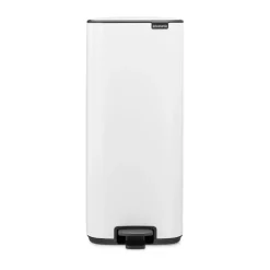 Cubo de basura con pedal Bo 30 L, Blanco