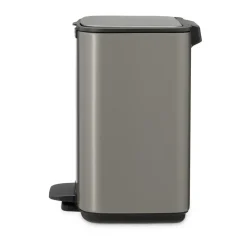Cubo de basura con pedal Bo 4 L, Platino