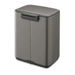 Cubo de basura con pedal Bo 4 L, Platino