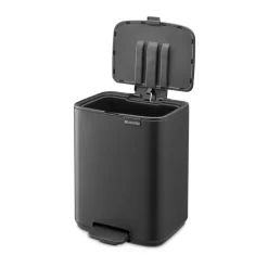 Cubo de basura con pedal Bo 7 L, Mineral Infinite Grey