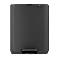 Cubo de basura con pedal Bo 12 L, Mineral Infinite Grey