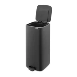 Cubo de basura con pedal Bo 30 L, Mineral Infinite Grey