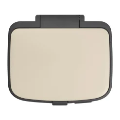Cubo de basura con pedal Bo 7 L, Beige suave