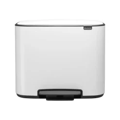 Cubo de pedal Bo 11+23 l, blanco