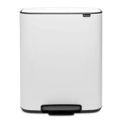 Cubo de pedal Bo 60 L, blanco