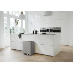 Cubo de pedal Bo 60 L, Mineral concrete grey
