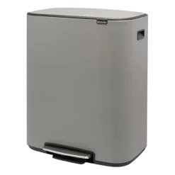 Cubo de pedal Bo 60 L, Mineral concrete grey