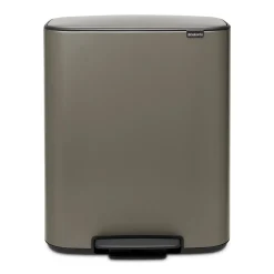Cubo de pedal Bo 60 L, Platinum
