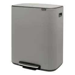 Cubo de pedal Bo 2x30 L, Mineral concrete grey
