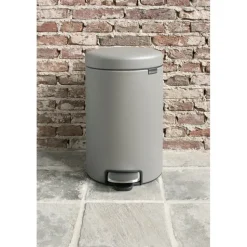 Cubo de pedal newIcon 12L, Mineral concrete grey