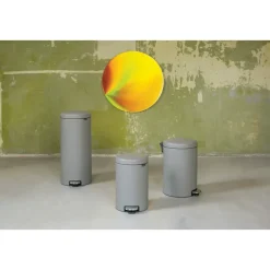Cubo de pedal newIcon 12L, Mineral concrete grey