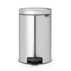 Cubo de pedal newIcon 12L, matt steel fingerprint proof