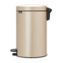 Cubo de pedal newIcon 12L, Metallic Gold
