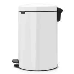 Cubo de pedal newIcon 20L, White (blanco)