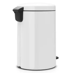 Cubo de pedal newIcon 20L, White (blanco)